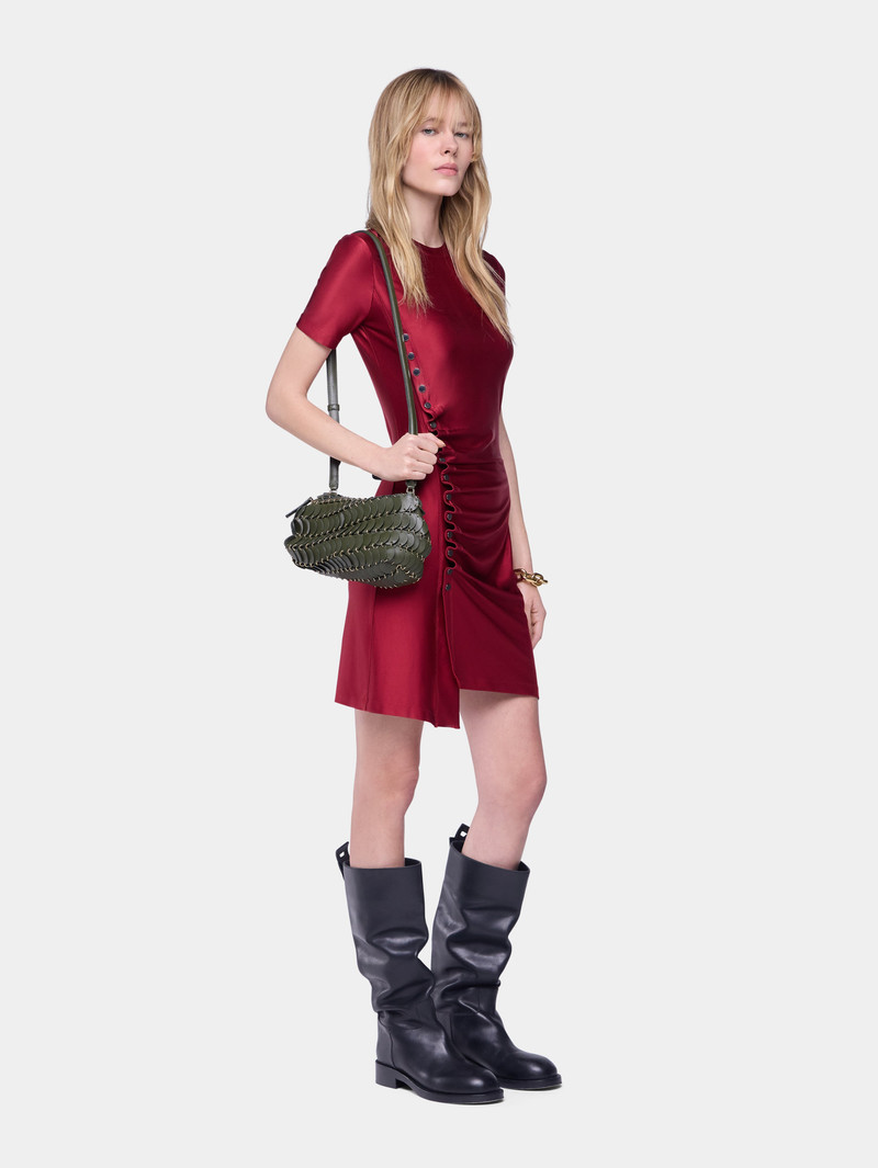 DRAPED MINI DRESS IN JERSEY 1