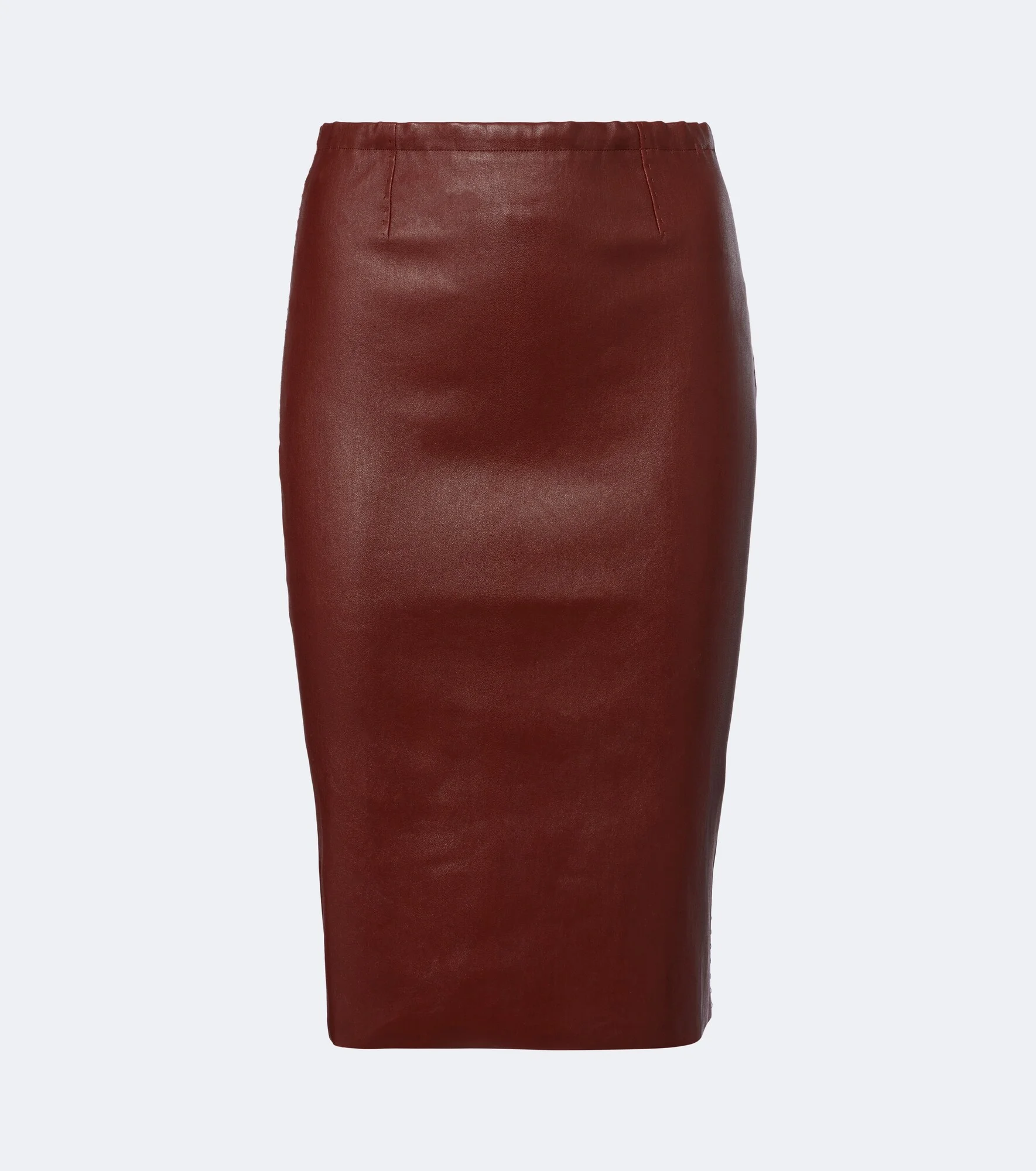 Gilda leather midi skirt - 1