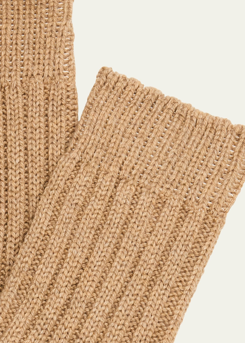 The Elder Statesman Yosemite Ribbed Cashmere Socks outlook
