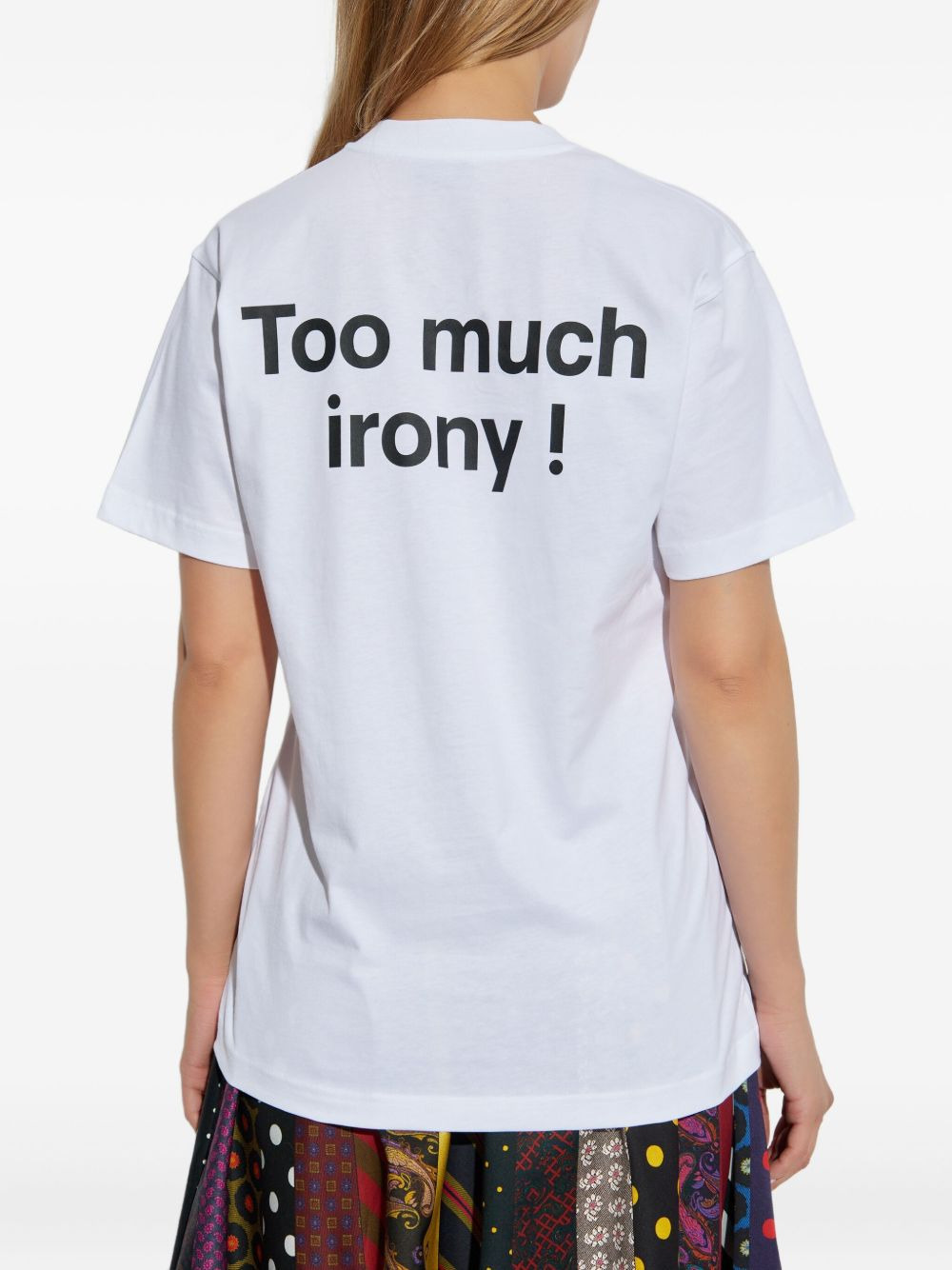 stain-effect cotton T-shirt - 4