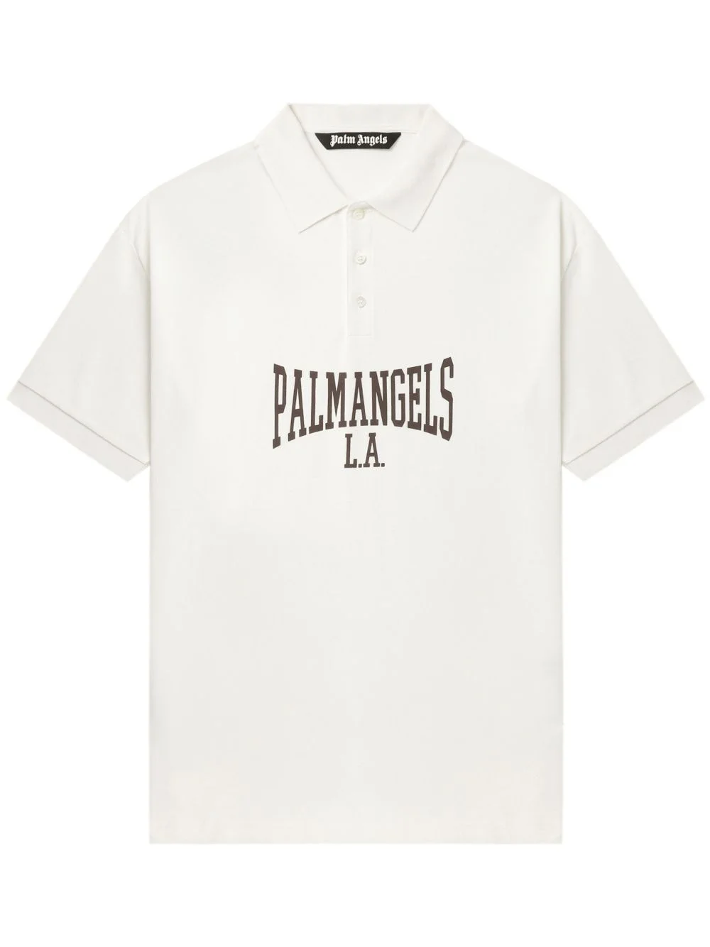 logo print polo shirts - 1