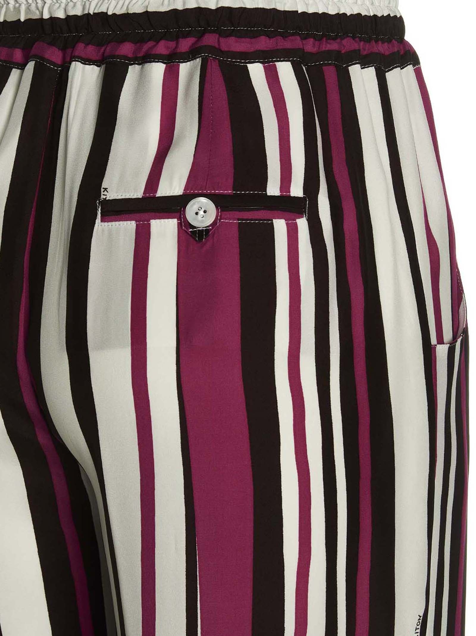 KITON - Kiton Women Striped Pants - 4