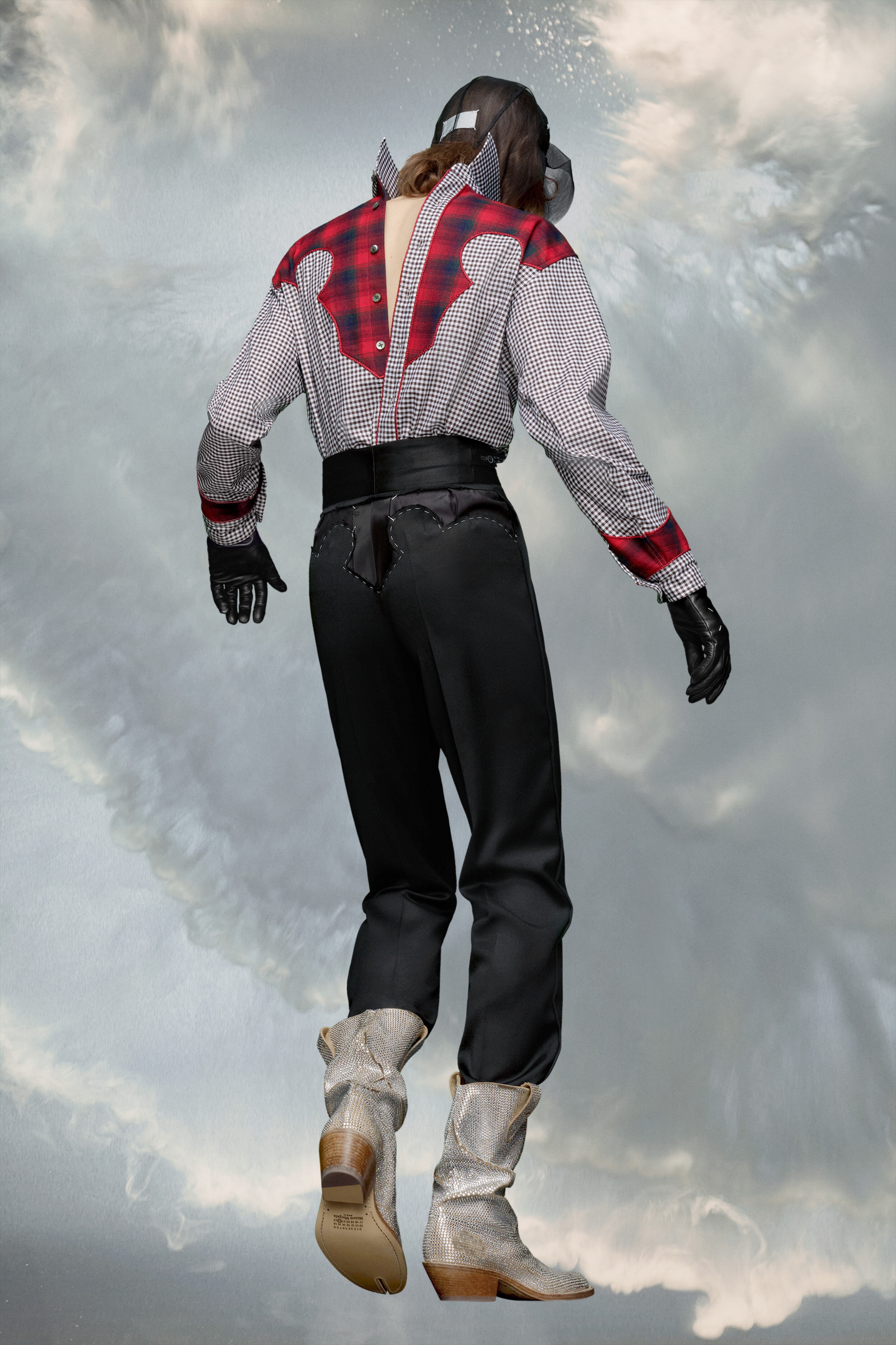Wool tapered trousers - 4