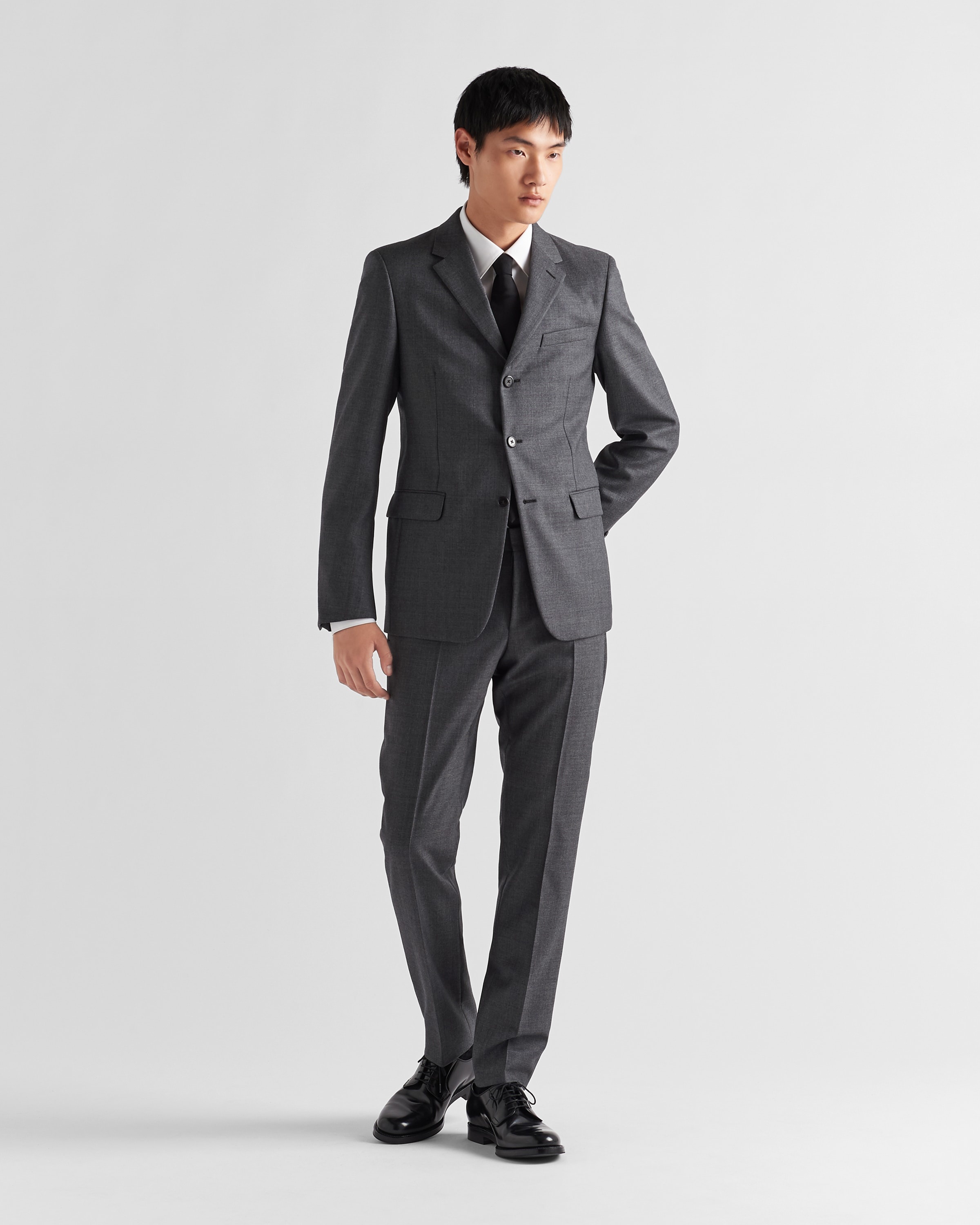Single-breasted wool suit - 2