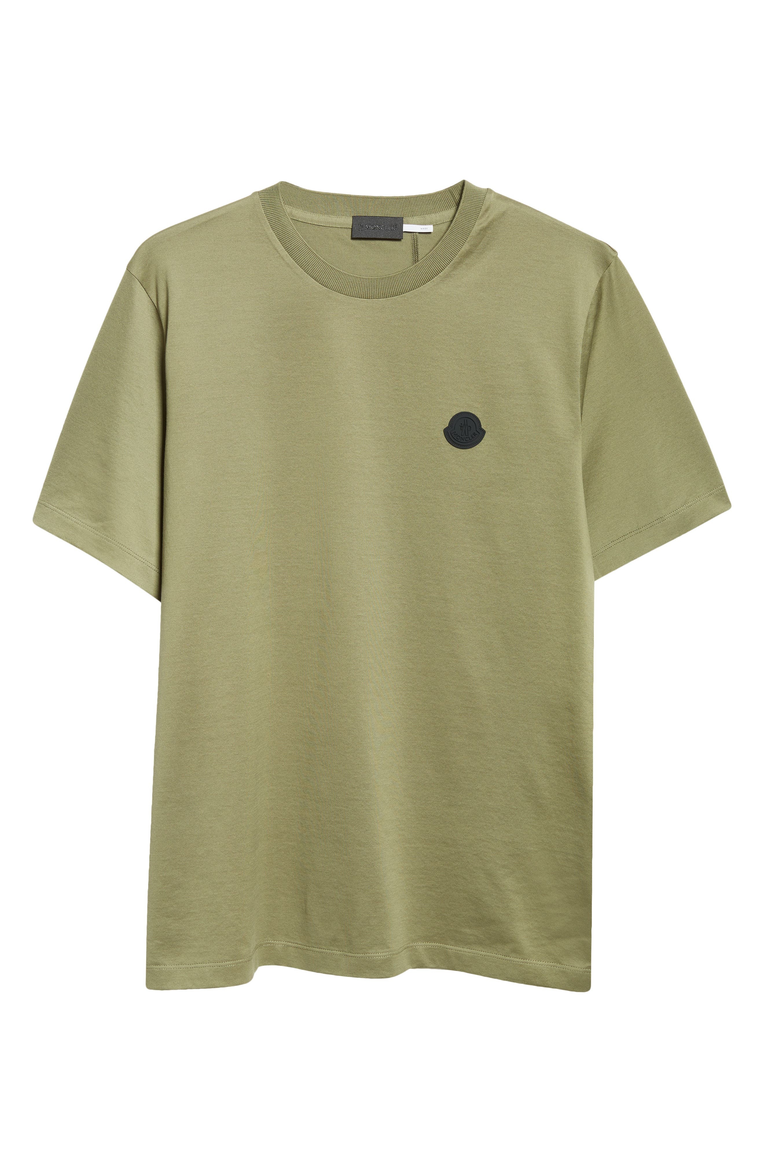 Moncler Logo Patch Graphic T-Shirt in Smokey Olive at Nordstrom - 5