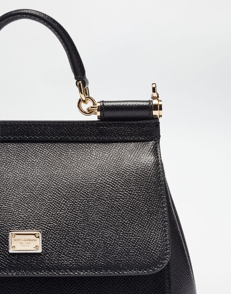 Small dauphine leather Sicily bag - 6