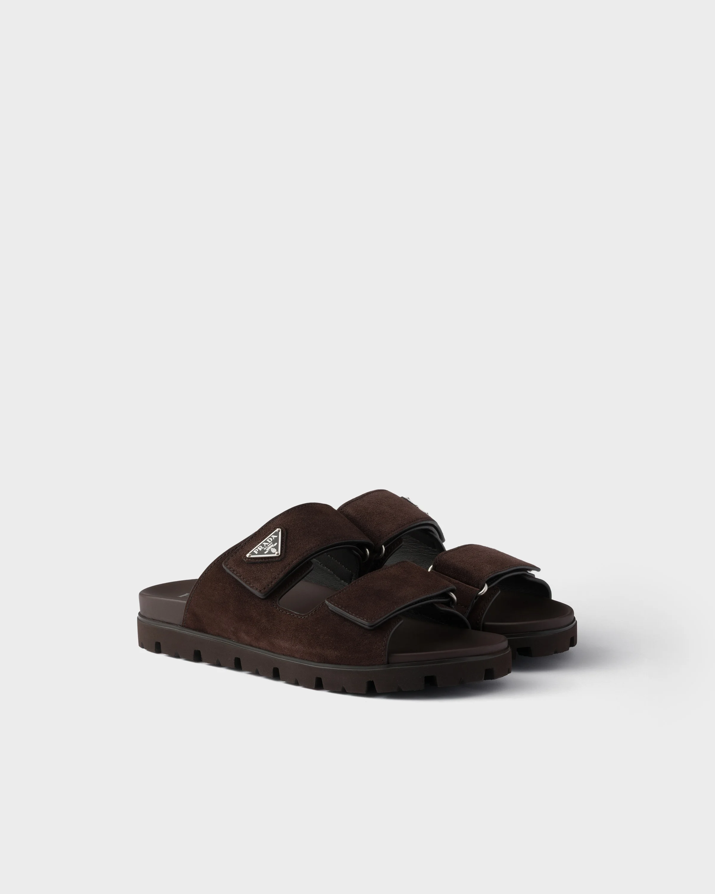 Suede band sandals - 1