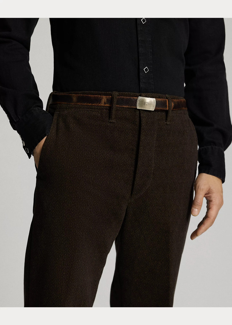 Diamond-Print Moleskin Officer’s Pant 5
