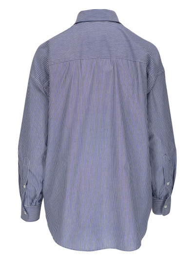 NILI LOTAN striped cotton shirt outlook