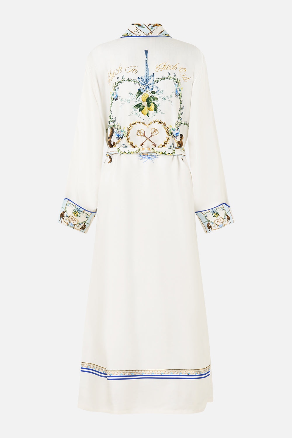 LONG ROBE WITH TIE - 8