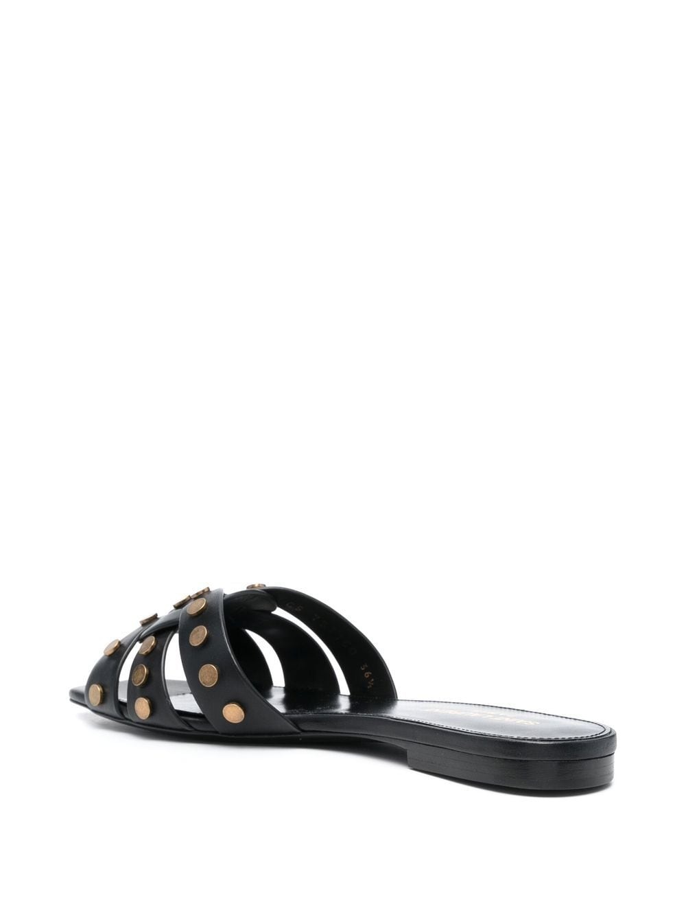 slip-on square-toe sandals - 3