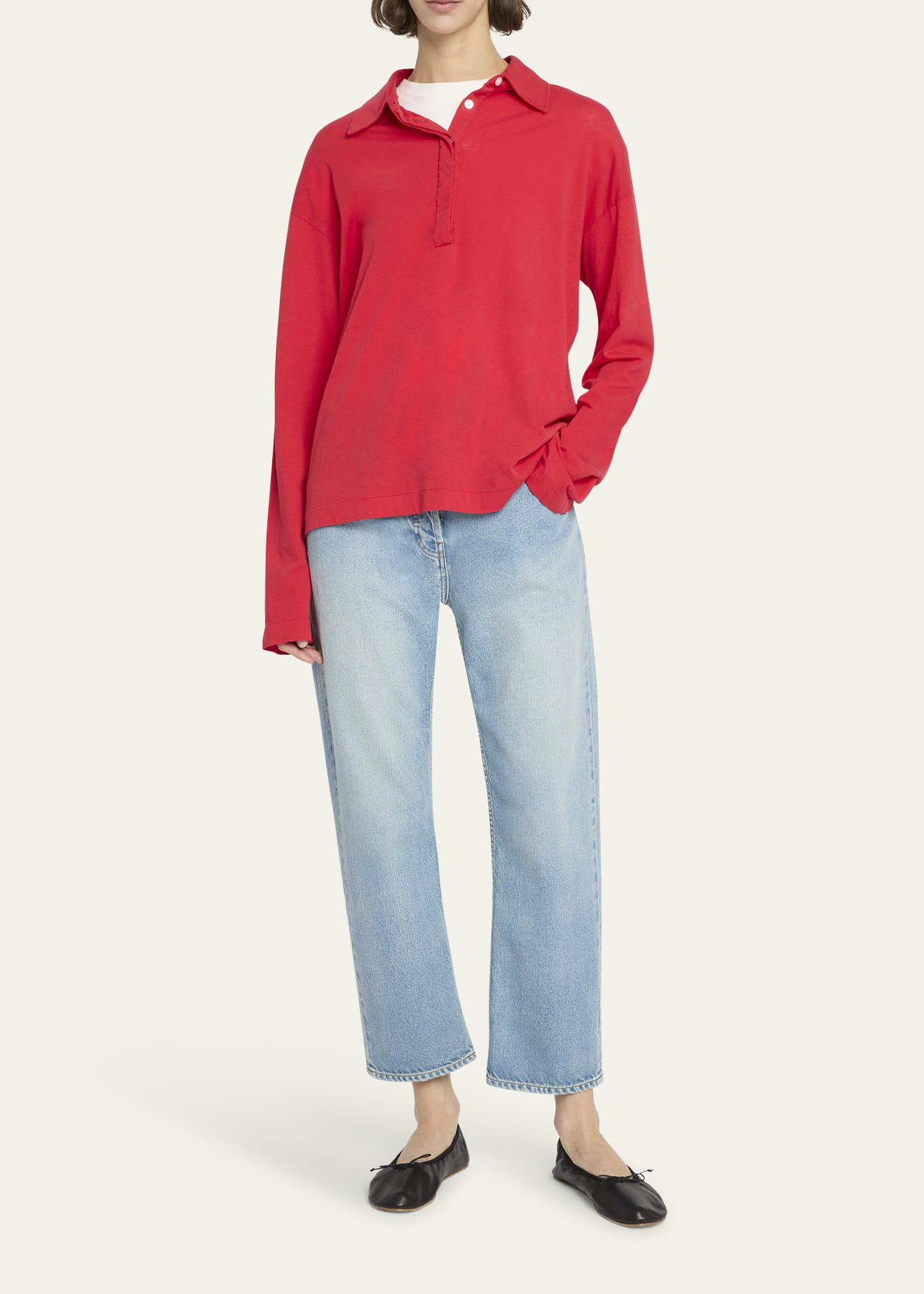 Roddie Oversized Polo Top - 2