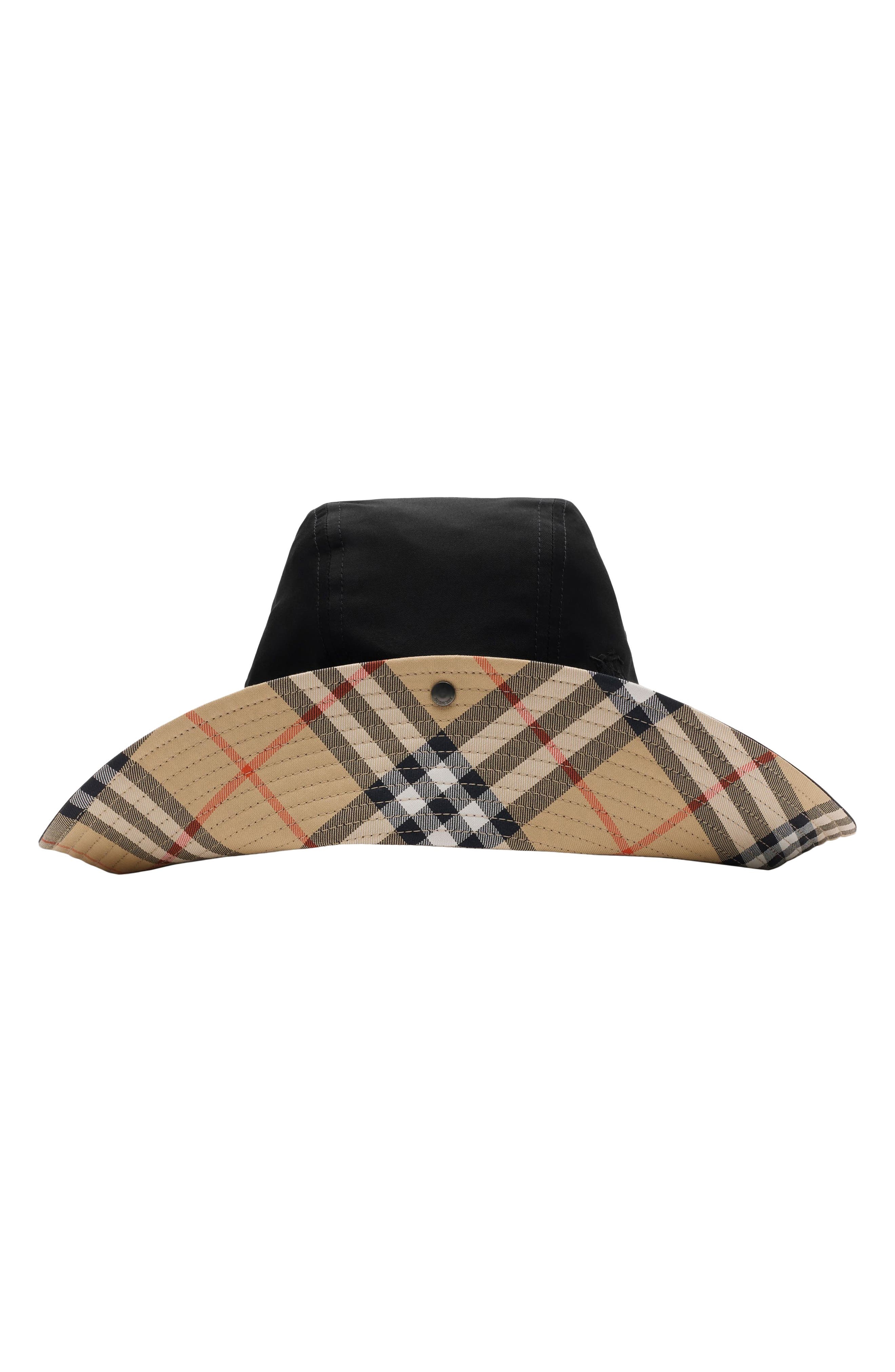 burberry All Weather Gabardine Bucket Hat in Black at Nordstrom - 2