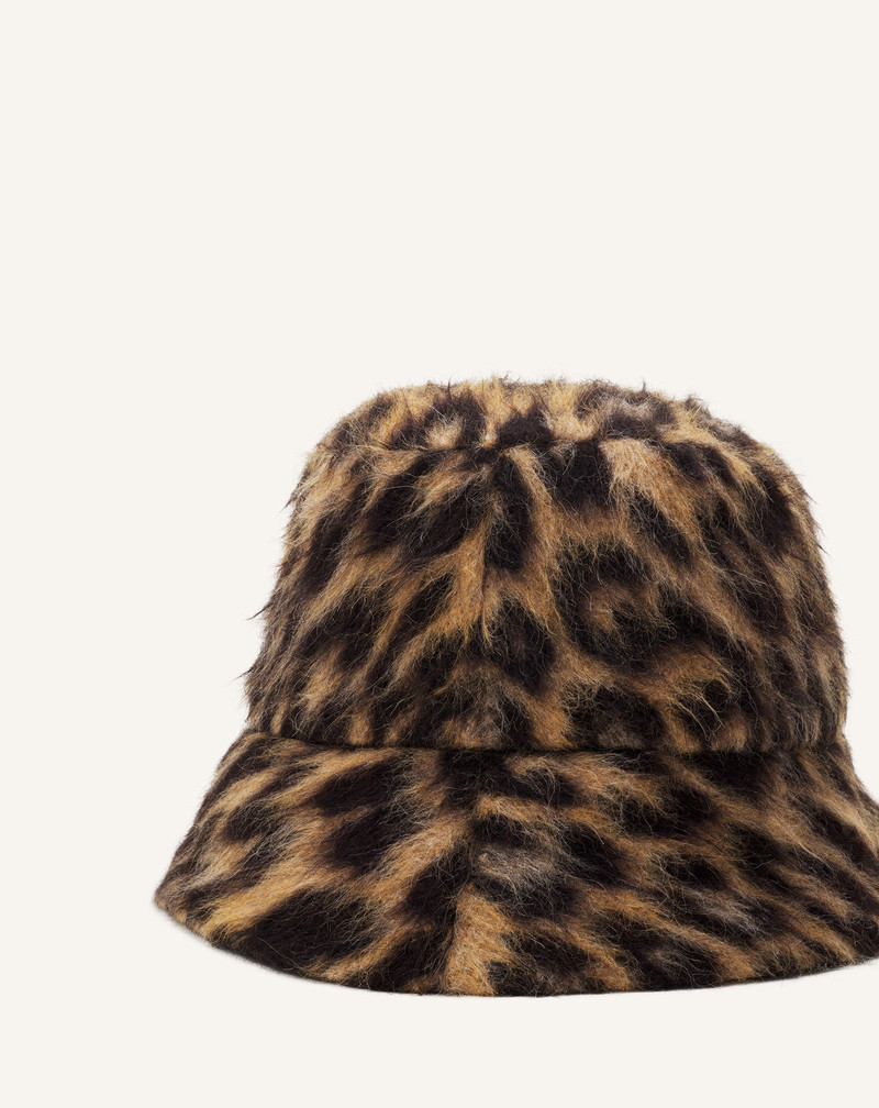 LEOPARD PRINT REVERSIBLE BUCKET HAT 3