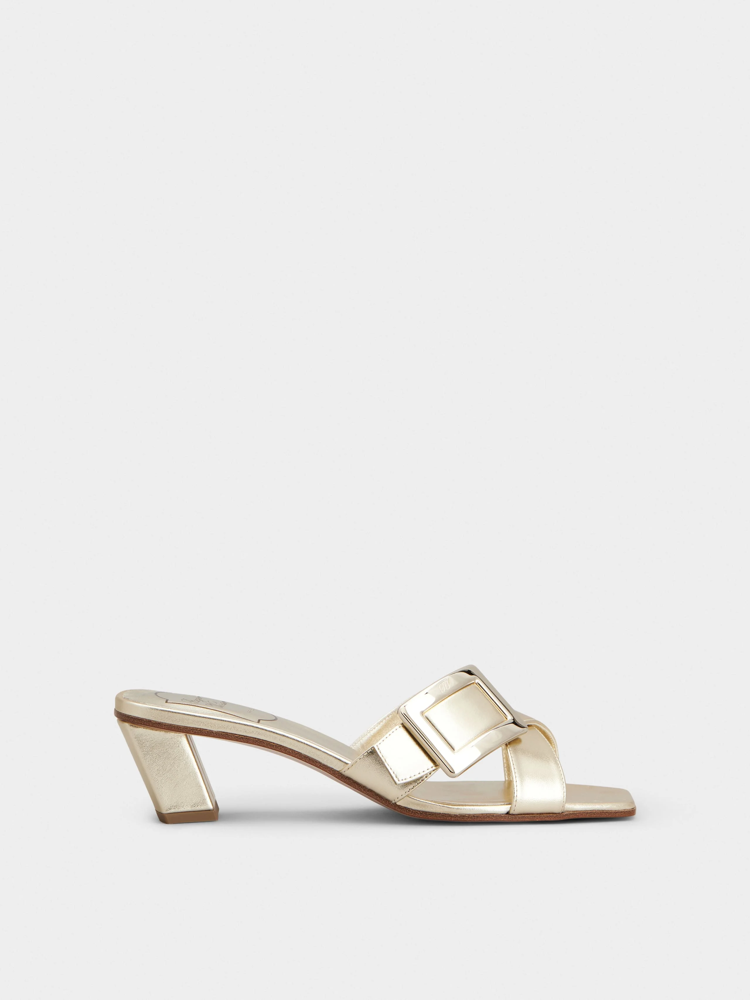 Belle Vivier Mules in leather - 1