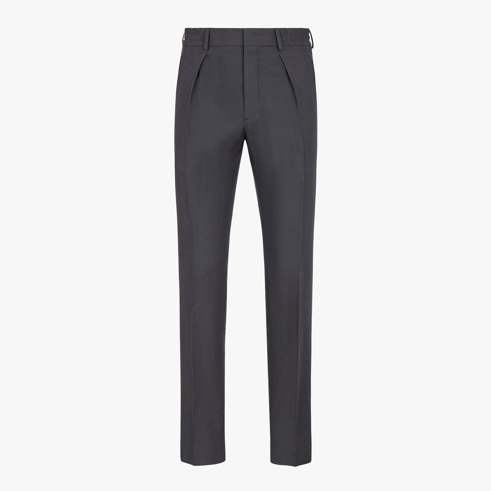 Blue linen trousers - 1