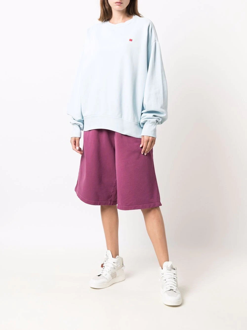 oversized track shorts - 3