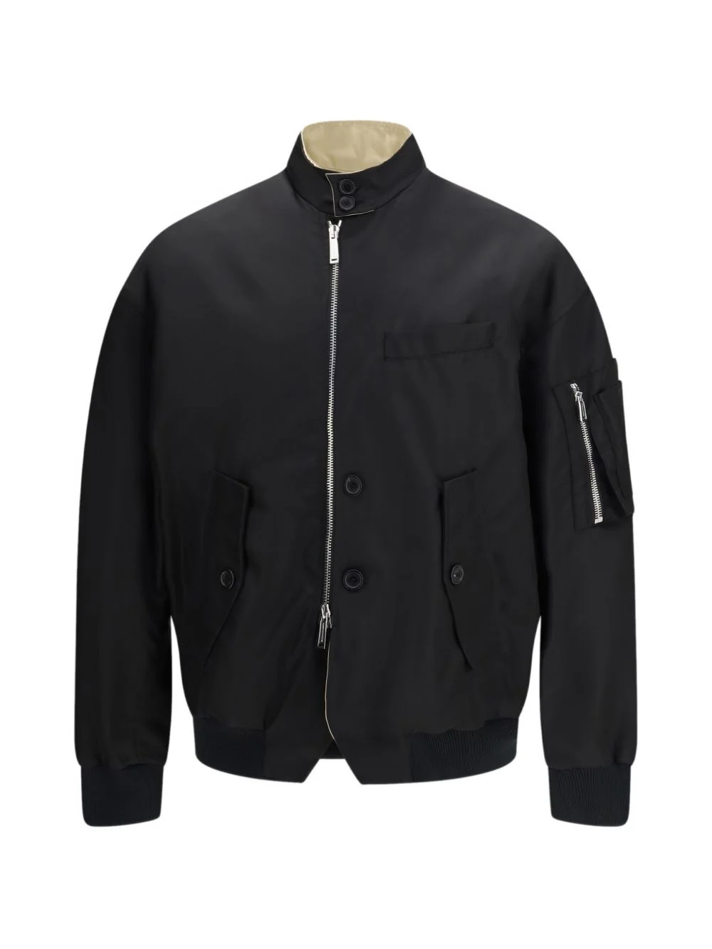 Heritage zip pockets bomber jacket - 1
