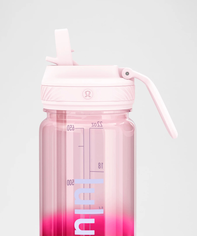Back to Life Clear Bottle 24oz *Straw Lid 3