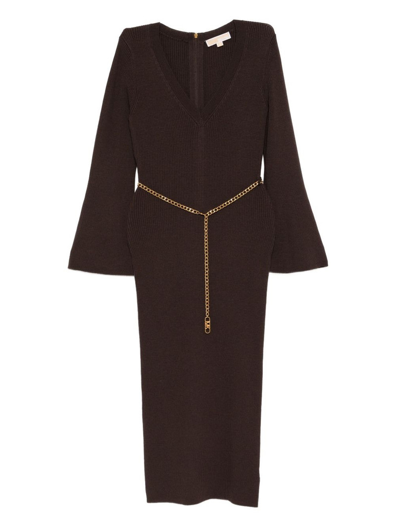 logo-chain midi dress 1