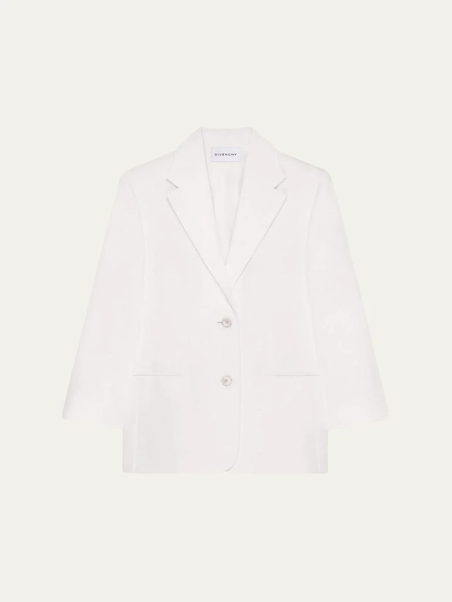 Wool Two-Button Blazer - 1