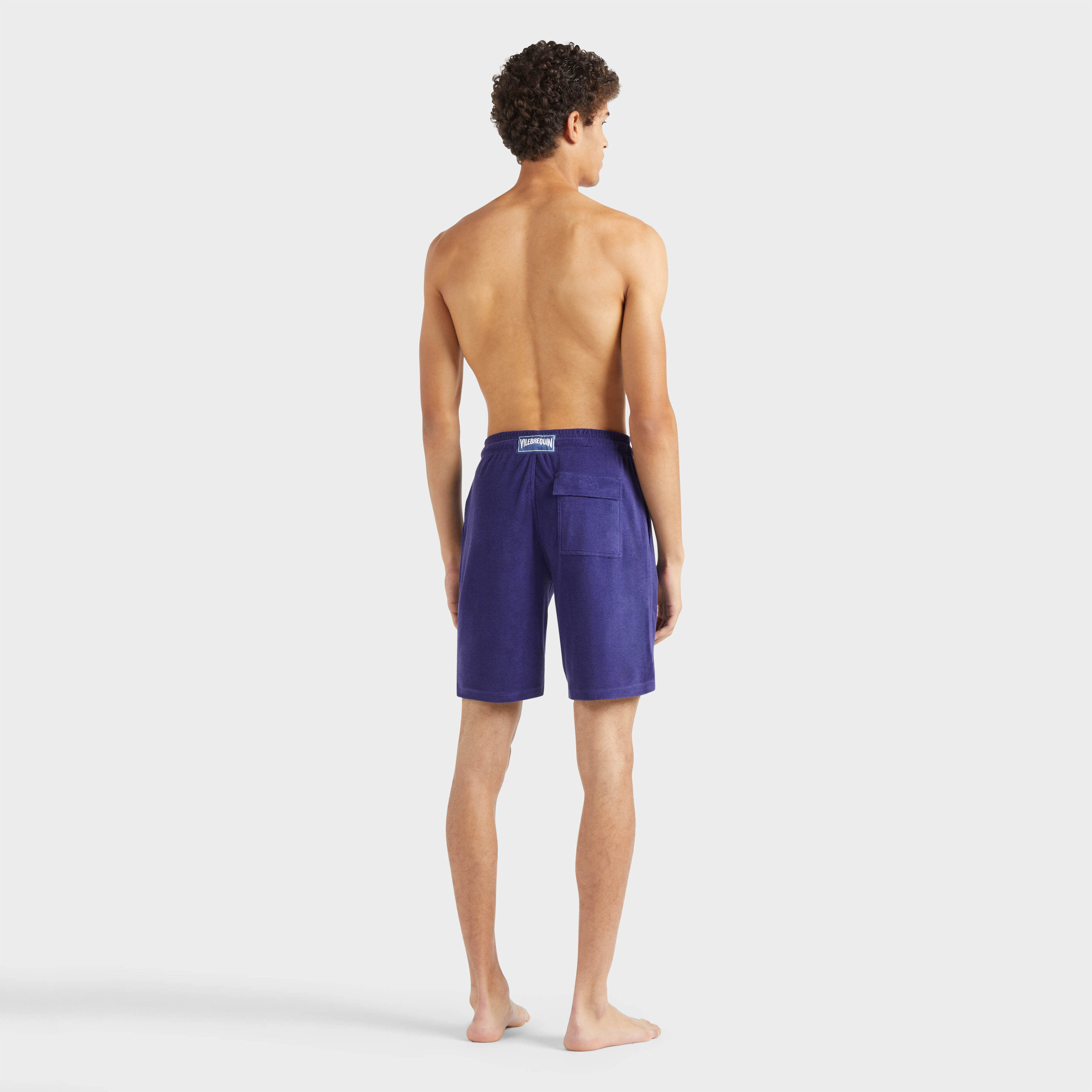 Unisex Terry Bermuda Shorts Solid - 4