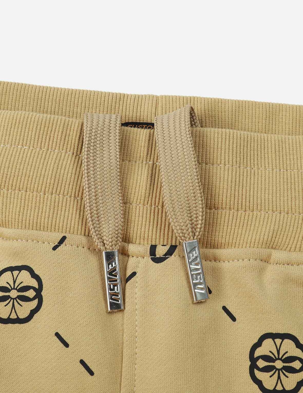 MONOGRAM PRINT SWEAT SHORTS - 10