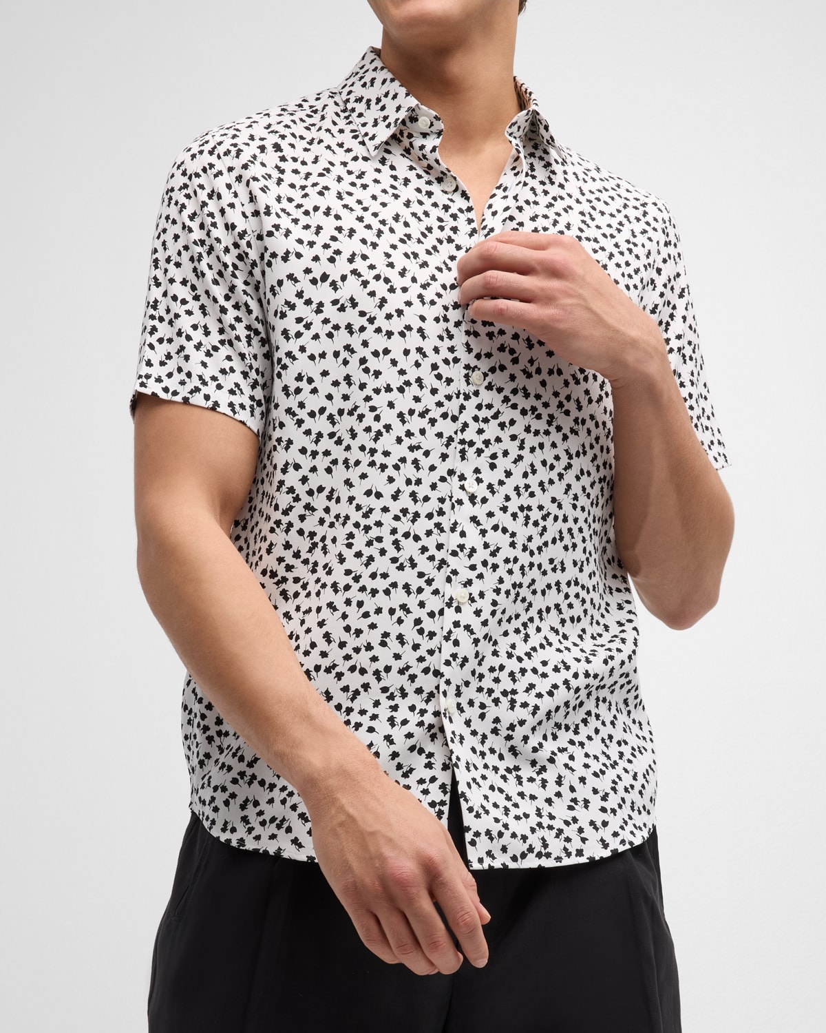 Men's Irving Floral Sport Shirt - 5