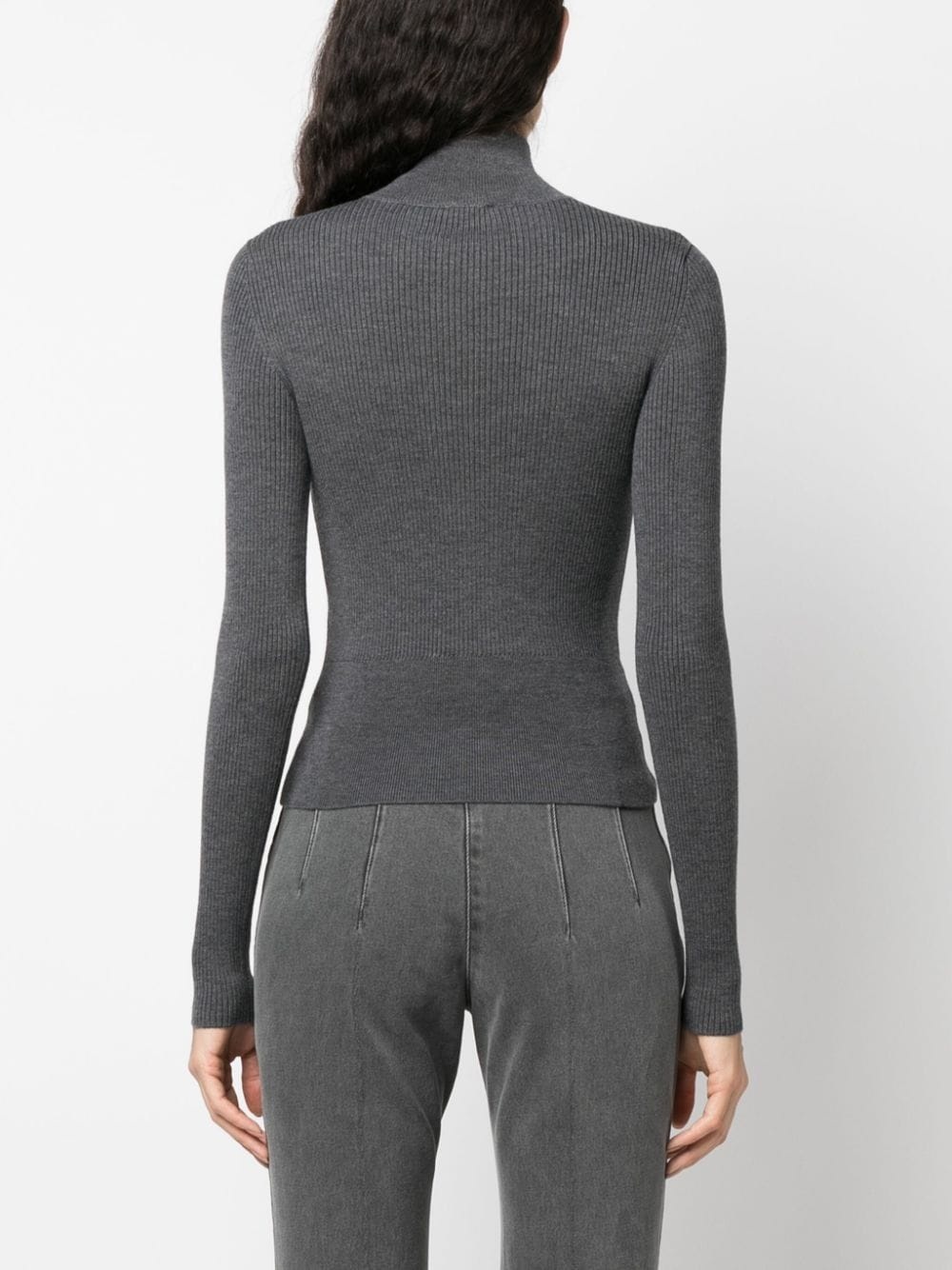 merino-blend mock-neck jumper - 4