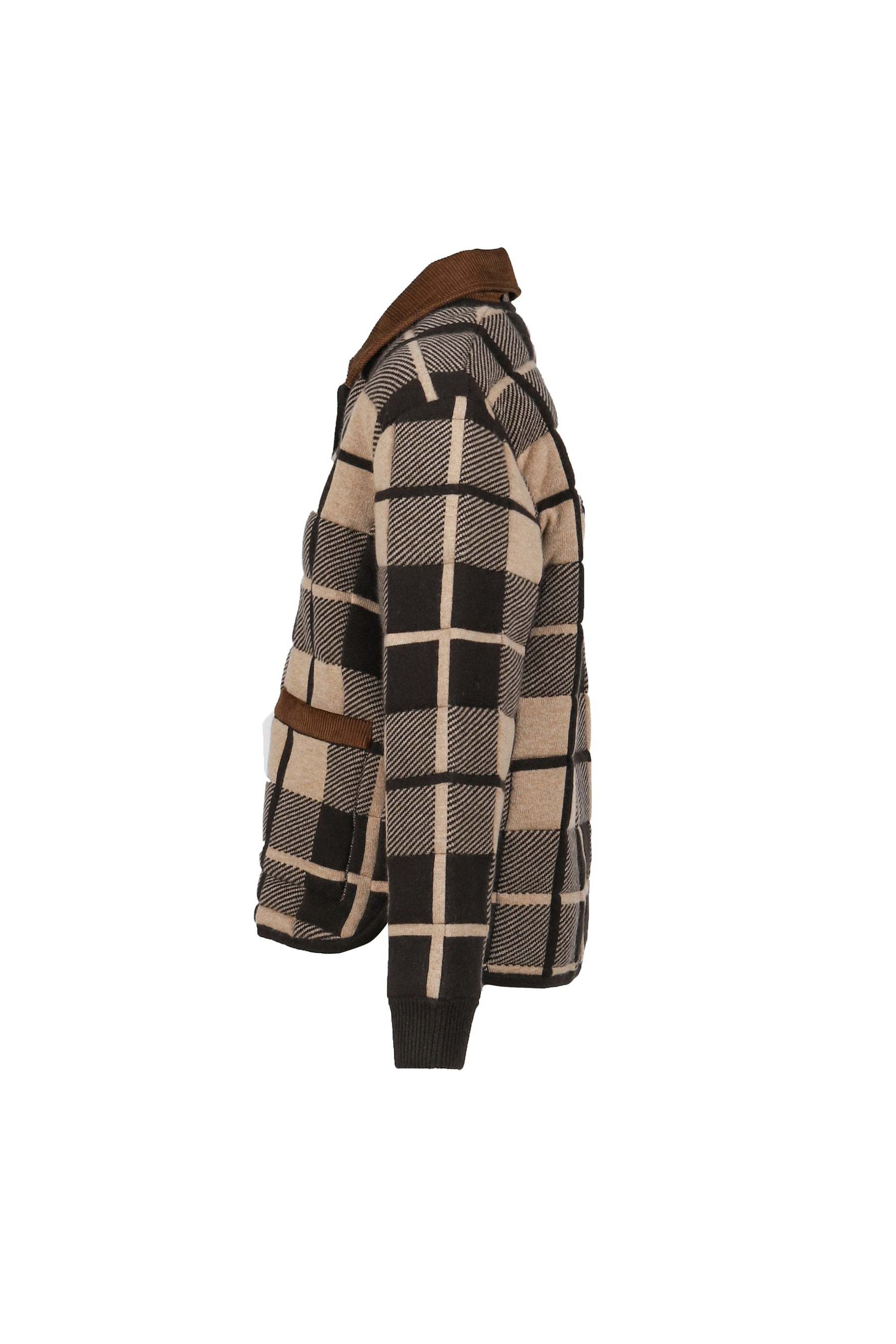 Quilted Plaid Liner Jacket - 3