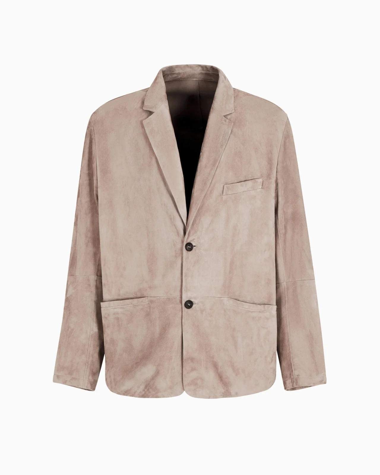SUEDE GOATSKIN SINGLE-BREASTED JACKET - 1