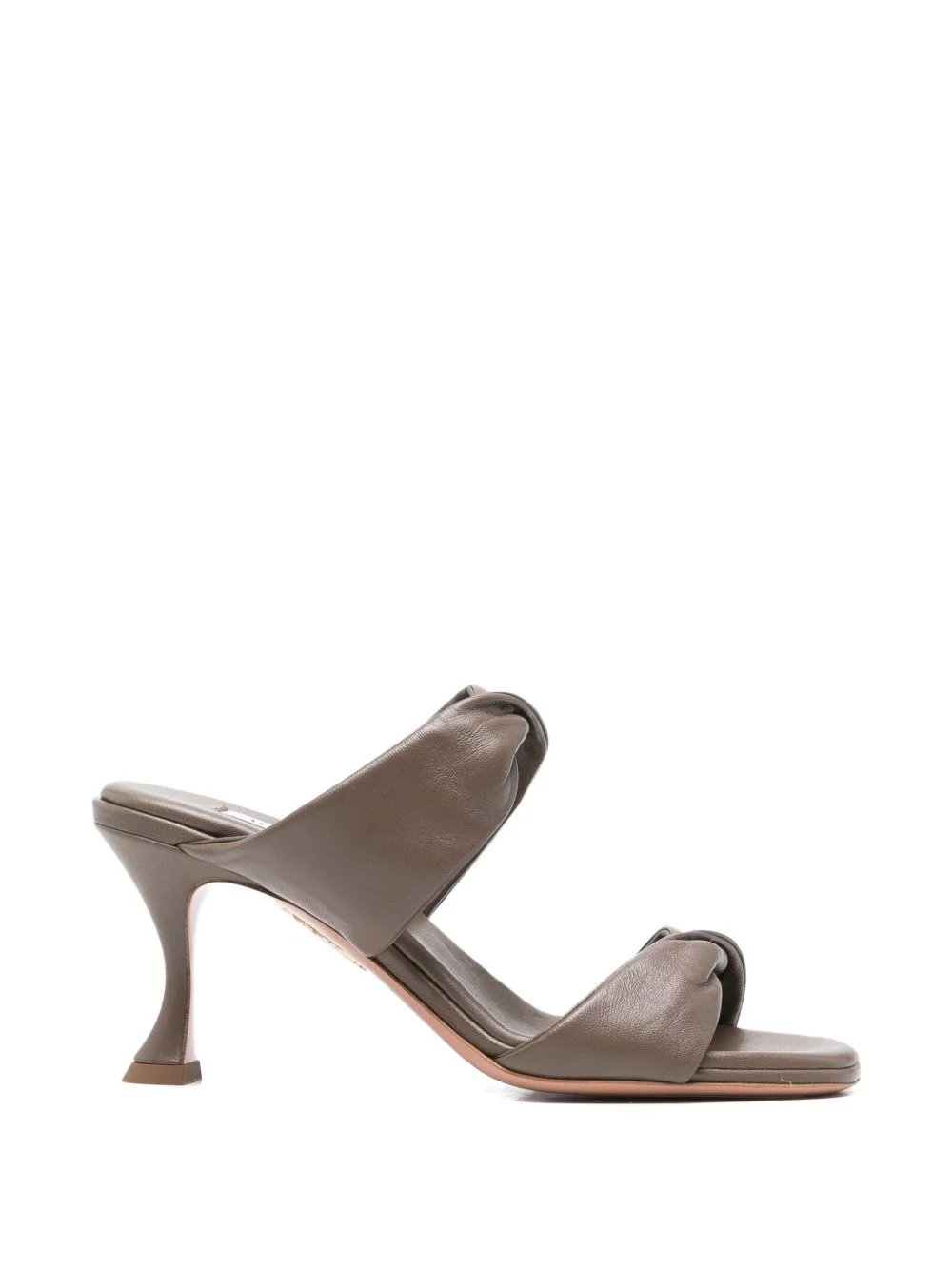 knotted leather sandals - 1