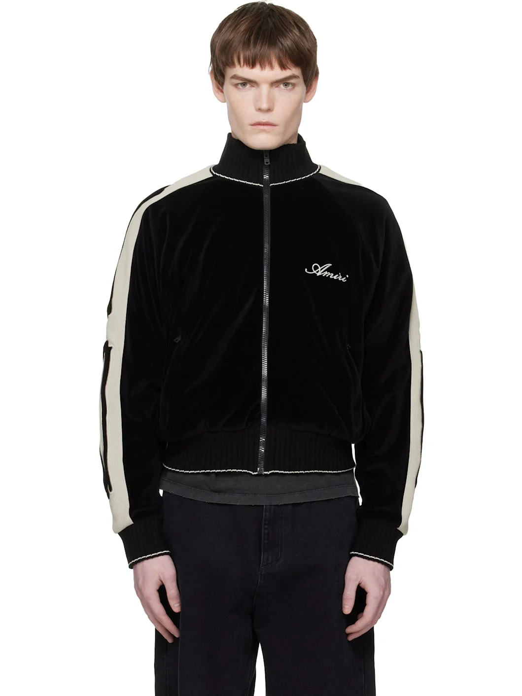 Black Bones Track Jacket - 1