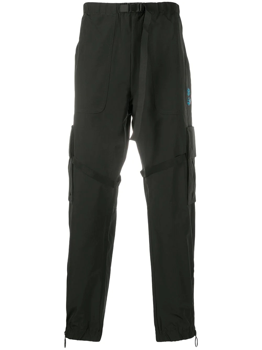 OFFF belted-waist cargo trousers - 1