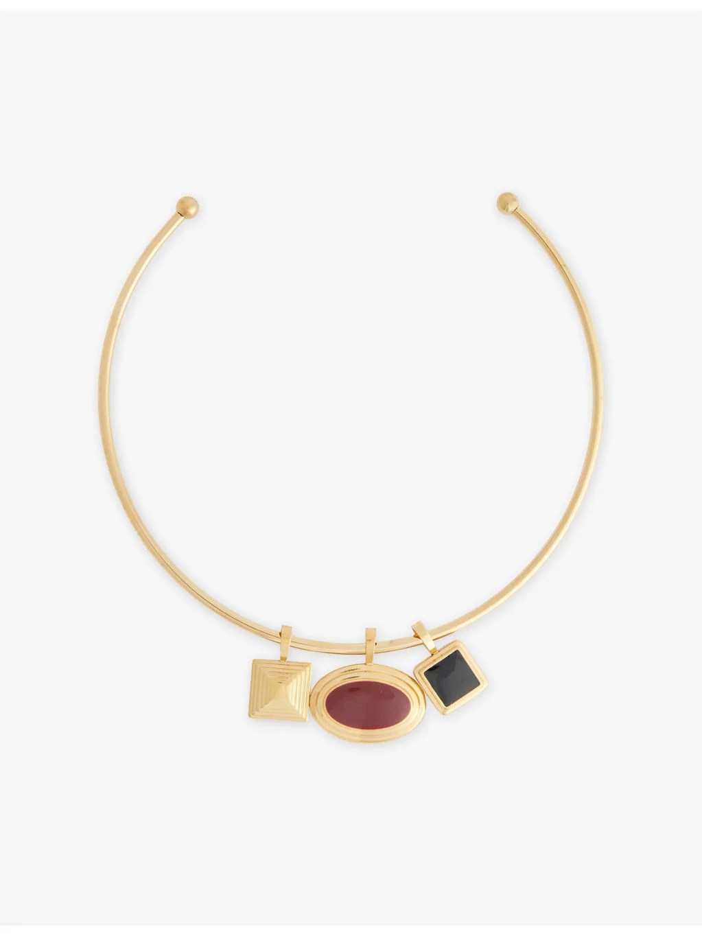 Solene 18ct Gold PVD Plated Stainless-Steel Choker Bundle Set - 1