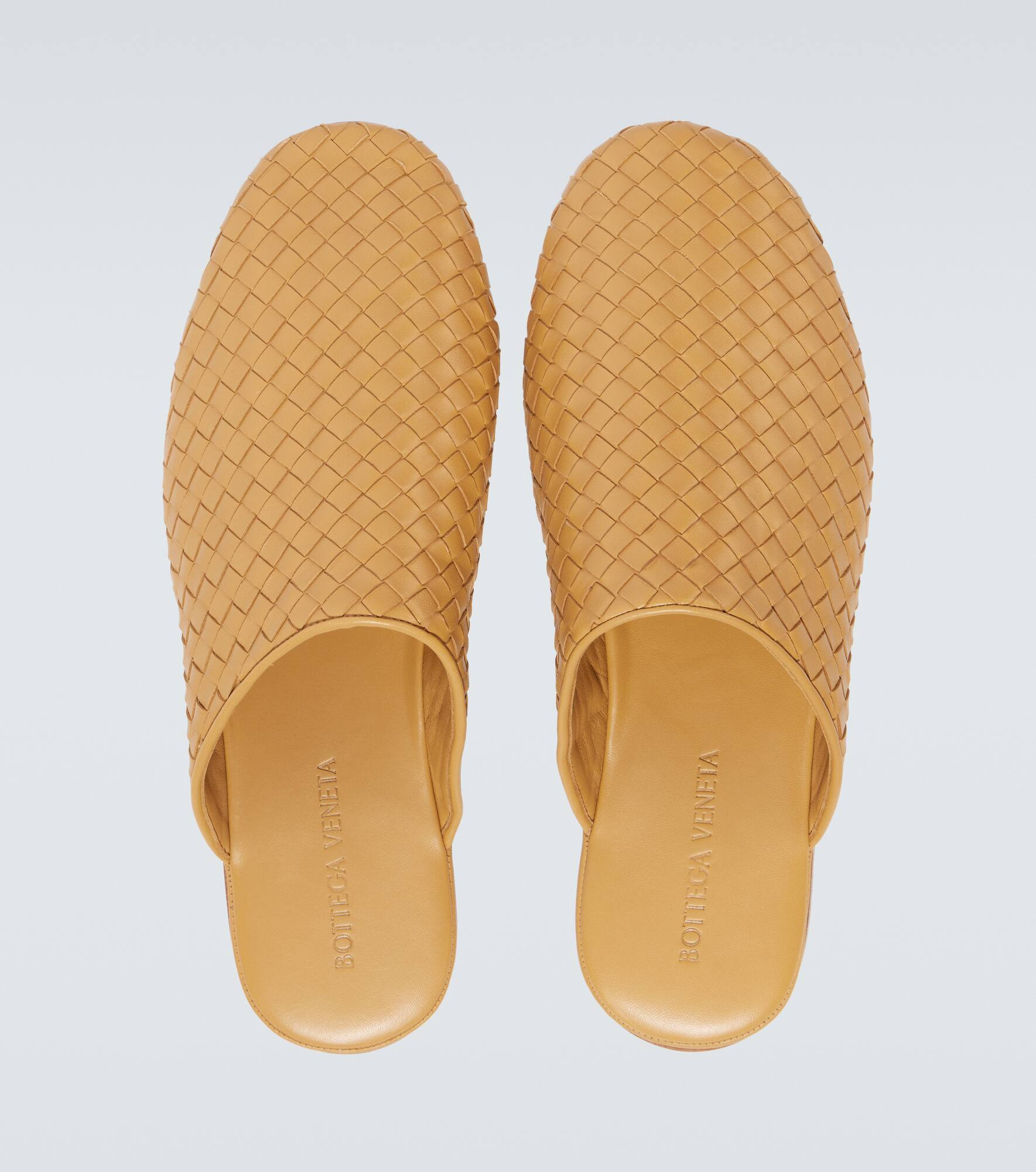 Sunday Intrecciato leather mules - 4