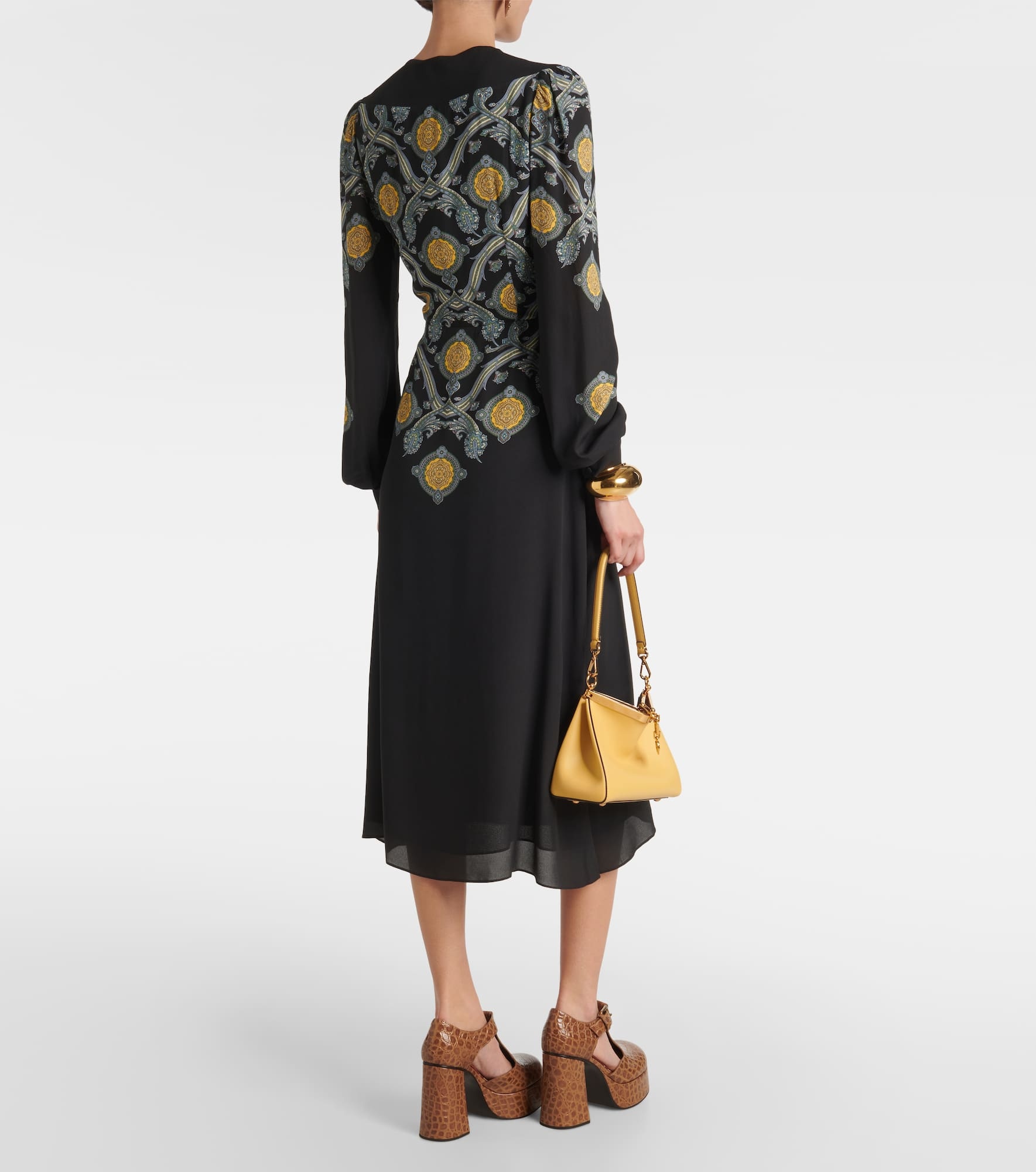 Printed midi dress - 3
