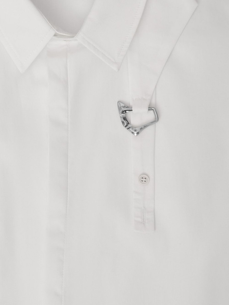 metal-detail cotton shirt 3