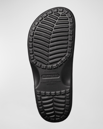 BALENCIAGA x Crocs Men's Rubber Slide Sandals outlook