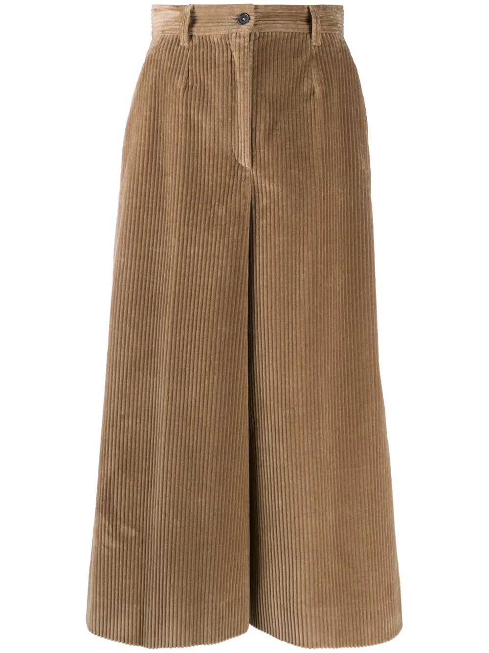 wide-leg culotte trousers - 1