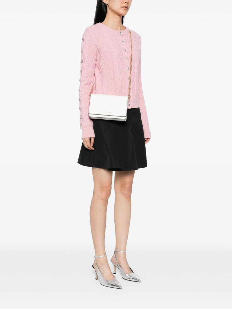 MICHAEL KORS medium pebbled leather crossbody bag outlook
