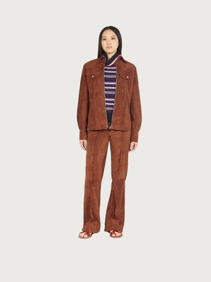 SUEDE FIVE POCKET TROUSER 5