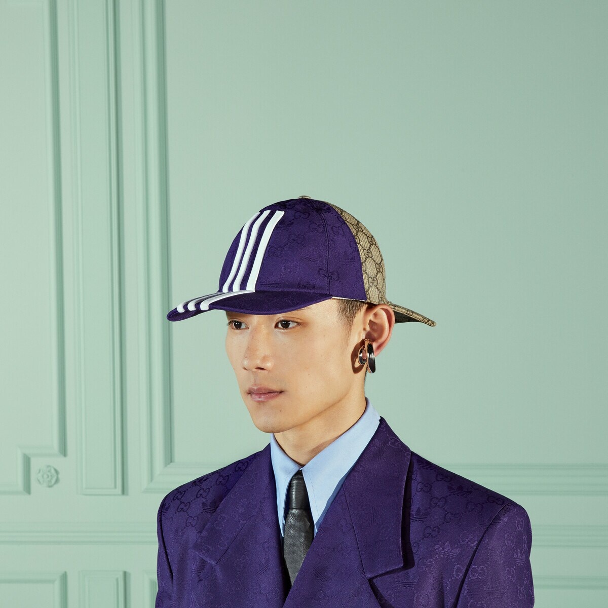 adidas x Gucci double-sided baseball hat - 3