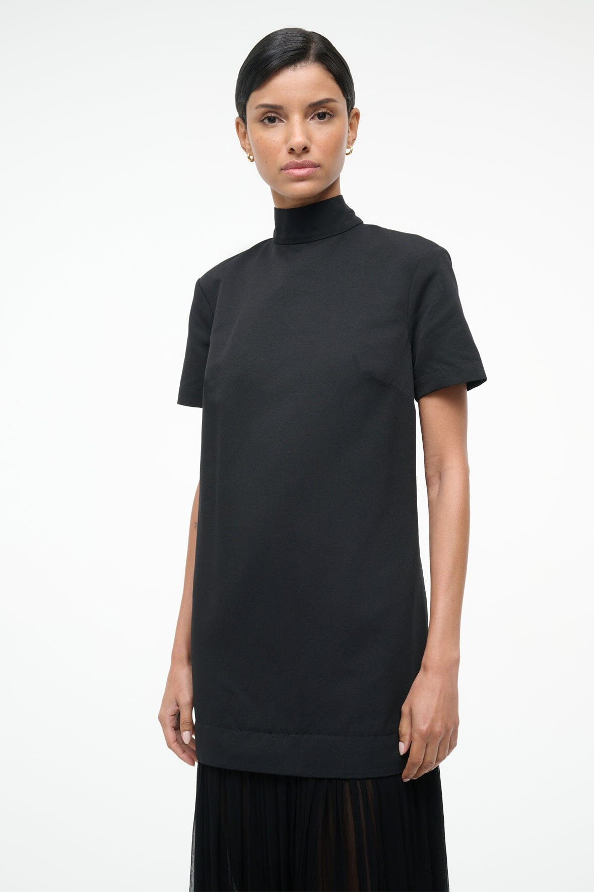 STAUD PIA DRESS BLACK - 6