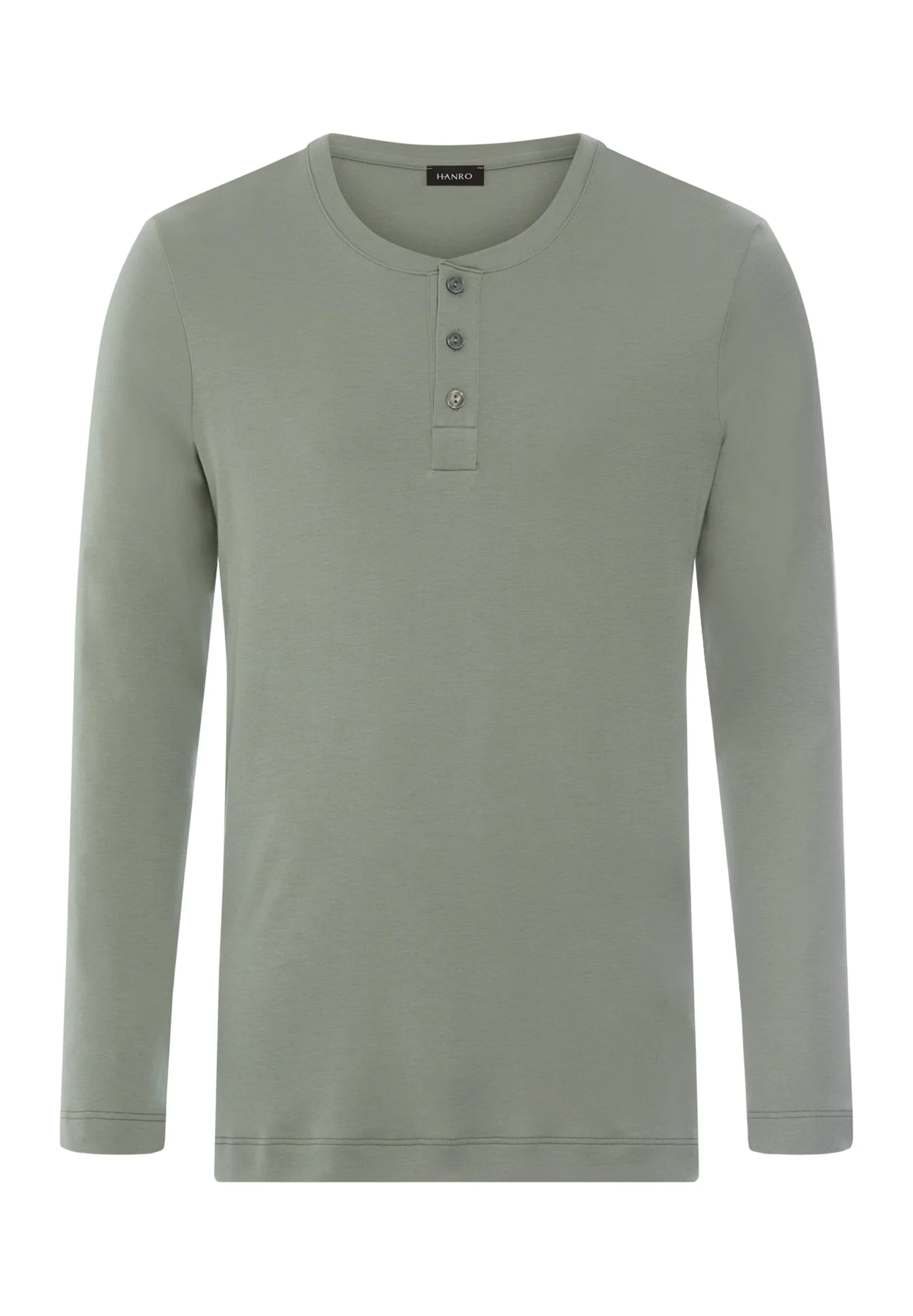 Cozy Comfort Cotton Henley Shirt - 1