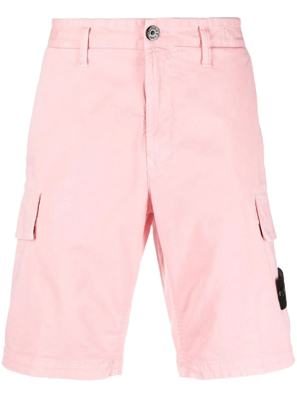 logo-patch cotton Bermuda shorts - 1