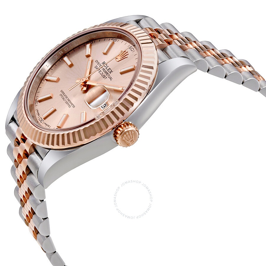 Rolex Datejust 41 Sundust Dial Steel and 18K Everose Gold Men's Watch 126331SNSJ - 2