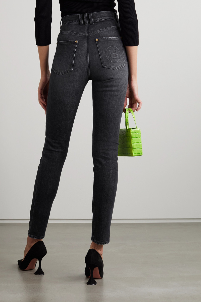 High-rise skinny jeans 4
