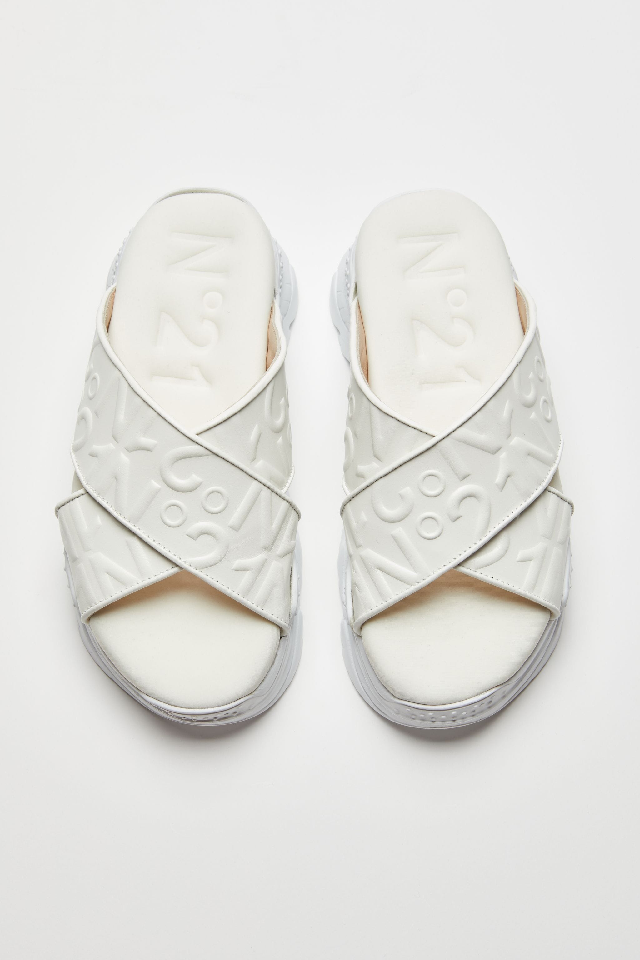 BILLY LOGO-EMBOSSED SANDALS - 2