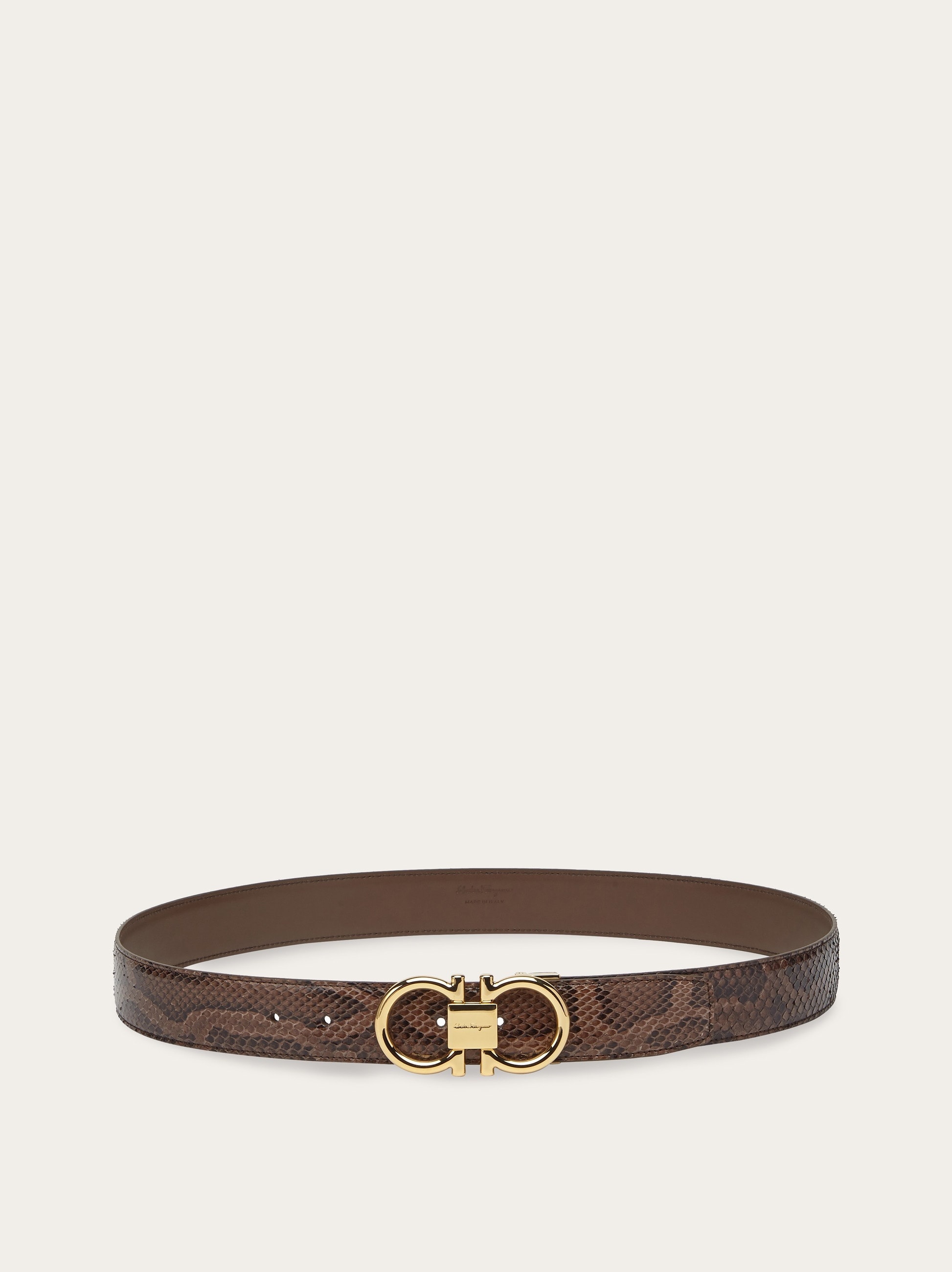 Adjustable Gancini belt - 3